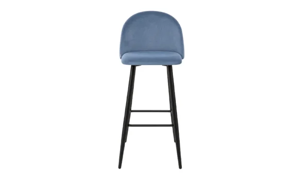 C-B3426 – Minimal Blue Bar Chair